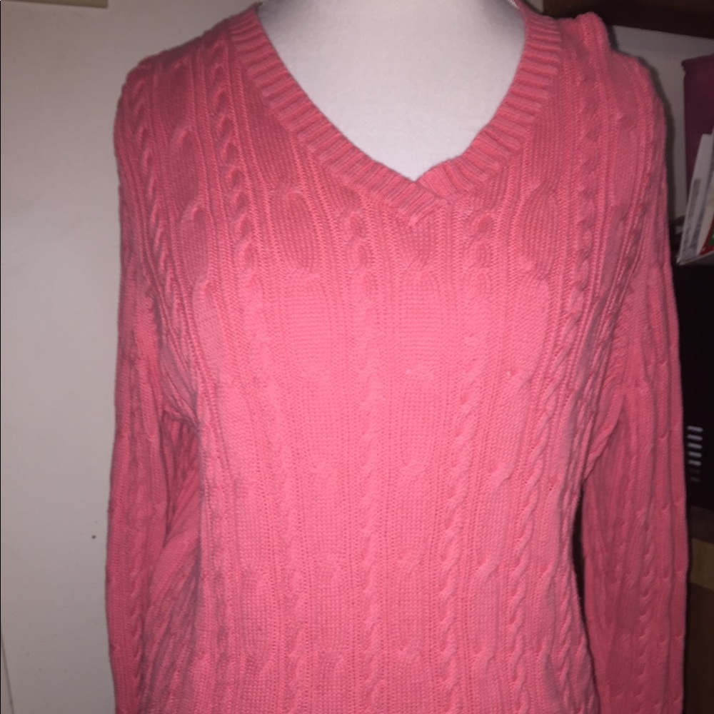 Pink sweater